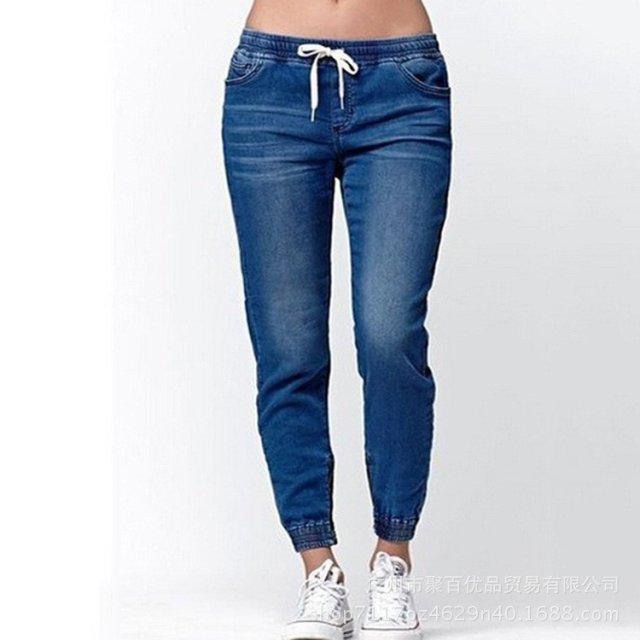 Skinny Slim Jeans for Women Fashion Denim  pant  Denim Pencil Pants  Leisure Full Length trousers