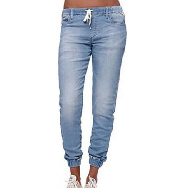 Skinny Slim Jeans for Women Fashion Denim  pant  Denim Pencil Pants  Leisure Full Length trousers