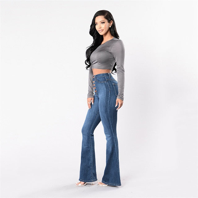 Casual Boot Cut Jeans